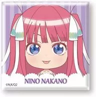 Nino Nakano Square metal badge' The Quintessential Quintuplets ∬'