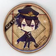 Aitoki Yanagi (Collar×Malice/SD) "LOVE FIRE! from OTOMATE TRIBE 2020 ×mixx garden trading metal badge"