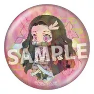 Nezuko Kamado (hologram version) "E-Foome Demon Slayer: Kimetsu no Yaiba Deco! and metal badge No. 4"