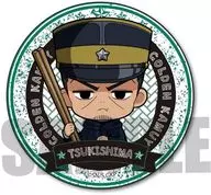 Staff Sergeant Tsukishima KOCHIKYARA metal badge "GOLDEN KAMUY"