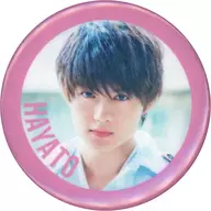 Hayato Sano Random Badge (Name Curved Background White Pattern) "M! LK 『 7 People 7 Colors ~ Winding Road ~ 』"