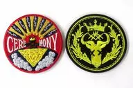 King Gnu CEREM patch set (2 pieces of patch) "King Gnu Live Tour 2020" CEREM "