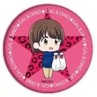 First pie "Gal and Dinosaurs metal badge 02. Mini Character"