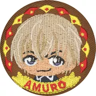 Toru Amuro "CASE CLOSED Embroidered metal badge Collection" limited to CASE CLOSED Plaza