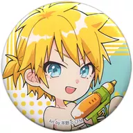 Len Kagamine (illustration by Hitsujino) "Vocaloid Hatsune Miku Summer Party in Marui Trading metal badge"