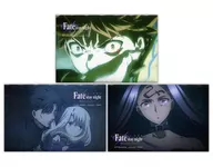 Shiro Morimiya & Kotomine Kirei & Iriya Feel von Einthern & Rider Scene photograph Square metal badge 3-piece Set B "Fate/stay night's Feel III. spring song" theater goods