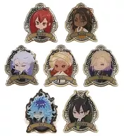 Set of 7 Types 「 Disney: Twisted-Wonderland Deformed Pin Badge Collection 」