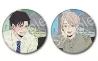 Hisashi Kijima & Kiichi Sakuraba Hologram metal badge Set (2-piece set) "Delivery Hug Therapy"