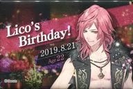 リコ 「ブラックスター Theater Starless ～1st Anniversary～ in アニメイト バースデーバナースクエア缶バッジ」