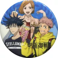 [Secret] Set (3 persons) "Jujutsu Kaisen x Sofmap Collaboration STELLAMAP CAFE 44 mm metal badge"