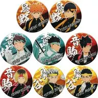 8-type set "Haikyu! TO THE TOP Character Badge Collection Cheer Group Ver. 2.0"