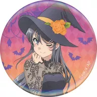 桜島麻衣(上半身) 「青春ブタ野郎はバニーガール先輩の夢を見ない 描き下ろしイラスト ハロウィンver. トレーディング缶バッジ」
