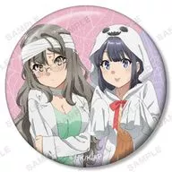 双葉理央＆牧之原翔子 「青春ブタ野郎はバニーガール先輩の夢を見ない 描き下ろしイラスト ハロウィンver. トレーディング缶バッジ」