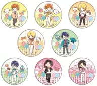 Conjunto de 8 tipos "Sanrio Men metal badge 01. Graph Art Design"