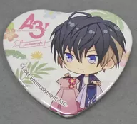 Masumi Usui "A3! (A3) ×animatecafe 6th Trading Heart metal badge Nangoku Resort ver. A Group Spring Group / Summer Group"