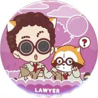 Attorney & Lascar metal badge "Rakuten Collection Identity V Fifth Personality x Lascar Collection [II ~ Male Survivor Edition ~" D-11 Prize