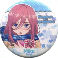 Sankyu Nakano "The Quintessential Quintuplets Blind metal badge Valentine ver."