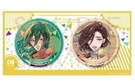 Yu & Minato 1st Anniversary pair big metal badge 2-piece set "DREAM! ing-dreaming! -"