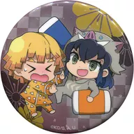 Gatsuma 善逸 & Inosuke Hashibira metal badge "Kimetsu no Yaiba Ehoorme Paja Character Rubber Strap 3 th Edition" animate BOX Purchase benefits