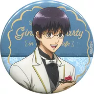 "GINTAMA THE FINAL×animatecafe Trading metal badge" by Shinpachi Shimura