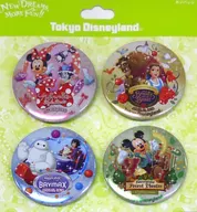 Collection New Dreams. More Fun! Can Batch 4-piece set "Disney" Tokyo Disneyland New Area Opening Commemorative Goods