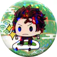 Tanjiro Kamado (Holover.)' Demon Slayer: Kimetsu no Yaiba Futonmushi metal badge No. 3'