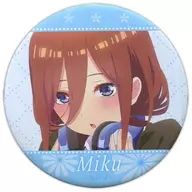 Miku Nakano / with upper and lower frames "The Quintessential Quintuplets ∬ Hitattsuki! Trading metal badge"