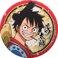 LUFFY TARO (UP) metal badge - WANOKUNI -' ONE PIECE'