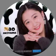 Akiyama 眞緒 (Tsubaki Factory) Solo Can Badge "モバガチャ Hello! Project2021winter Gacha" Gift