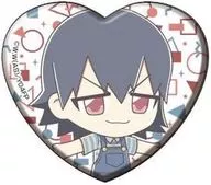 新開悠人 「弱虫ペダル GLORY LINE ハート型ラメアクリルバッジ レトロポップver. 箱根学園」