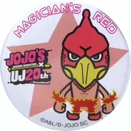 Magicians Red Original JOJO metal badge "JOJO'S BIZARRE ADVENTURE UJ×JOJO×PansonWorks" Ultra Jump 20 th Anniversary Commemorative Fair Target Product Purchase benefits