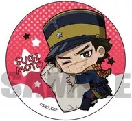 Saichi Sugimoto "GOLDEN KAMUY Trading metal badge Mini Character Oyasumi ver."