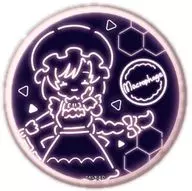 Macrophage "Cells at Work!! metal badge 02. Neon Sign Art"