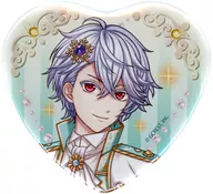 "100 sleeping princes & the kingdom of dreams 6th Anniversary Store in Marui Yume 100 6th Anniversary Prince Parade Heart Shaped metal badge"