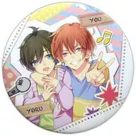 Long Moonlit Night & Yang Hazuki "Tsukiuta. Character Badge Collection Childhood Illustration" SUPER COMIC CITY 26 Goods