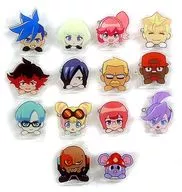 All 14 types set "Promere Acrylic Clip Badge Collection" limited to XFLAG STORE