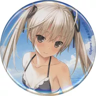 春日野穹(水着) 56mm缶バッチ 「DMMスクラッチ! ヨスガノソラ」 E-11賞