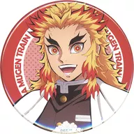 Kyojuro Rengoku "Demon Slayer: Kimetsu no Yaiba Mugen Train Long-Run Movie Commemorative Goods 1st Series : Illustration Random 57 mm metal badge"