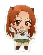 角谷杏 「ガールズ＆パンツァー 劇場版 ぷにキャラ アクリルバッジ」