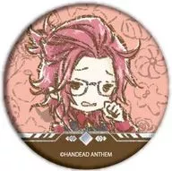 Hakushima Deki "HANDEAD ANTHEM metal badge 06. White Day Ver. Graph Art Design"