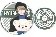 Hughes (Upper body) metal badge Set (2-piece Set) "WORLD TRIGGER KUJI Mate" C-10 Prize