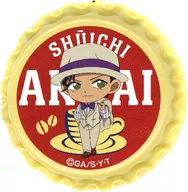 Shuichi Akai "Caso Encerrado Café 2021 in BOX Café Crown Can Badge"