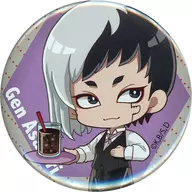 Gen Asagiri "Dr. STONE×PRINCESS CAFE metal badge"
