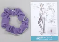 Victor Nikiforov (EX / Light Purple) Manager Character original player costume Scrunchie (with post card) "YURI!!! ON ICE ×Chacott" Yuri! on Museum goods