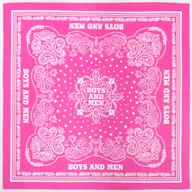 Takefumi Honda Bandana (Pink) "BOYS AND MEN HALL TOUR 2019 Bomen Theatre ~ Reiwa Ground-Up Performance ~"