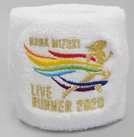 Nana Mizuki Wrist Band B (White) "NANA MIKI LIVE RUNNER 2020"