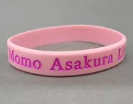 Momo Asakura rubber band (pink) "LAWSON presents Momo Asakura Live Tour 2020" Agapanthus "gacha prize