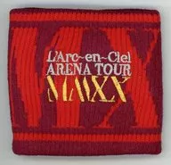 L' Arc ~ en ~ Ciel Wrist Band (Red x Red) "L' Arc ~ en ~ Ciel ARENA TOUR MMXX"