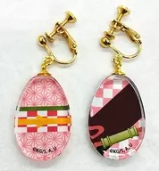 Kanmon 禰豆 ko Glass Earring "The Blade of Destruction"