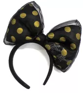 Minnie Mouse (Mizutama / Black x Gold) band for hair "Disney" Tokyo Disney Resort limited